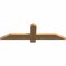 Ekena Millwork Eugene Smooth Timber Gable Bracket, Western Red Cedar, 36"W x 10"H x 1 1/2"D x 3 1/2"F, 7/12 Pitch GBW036X10X0204EUG00SWR - alternate 2
